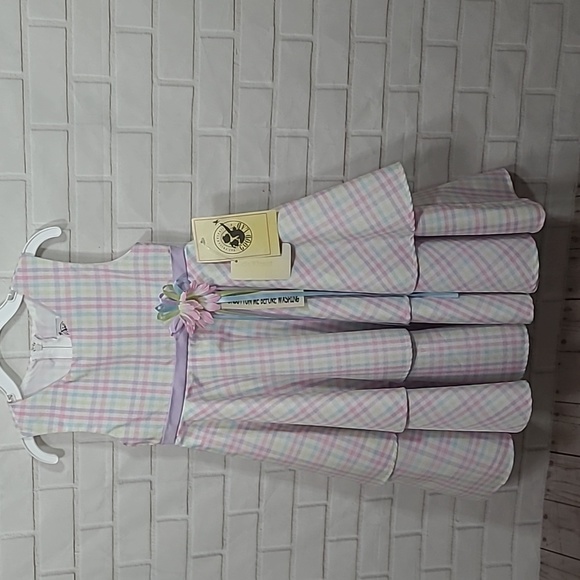 Good Lad Other - NWT Girls Good Lad pastel check dress
